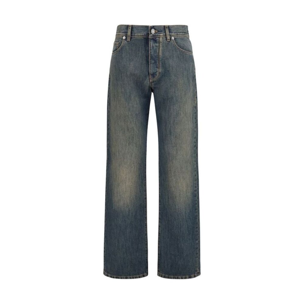 Fendi Blue Cotton Jeans Women's Denim
